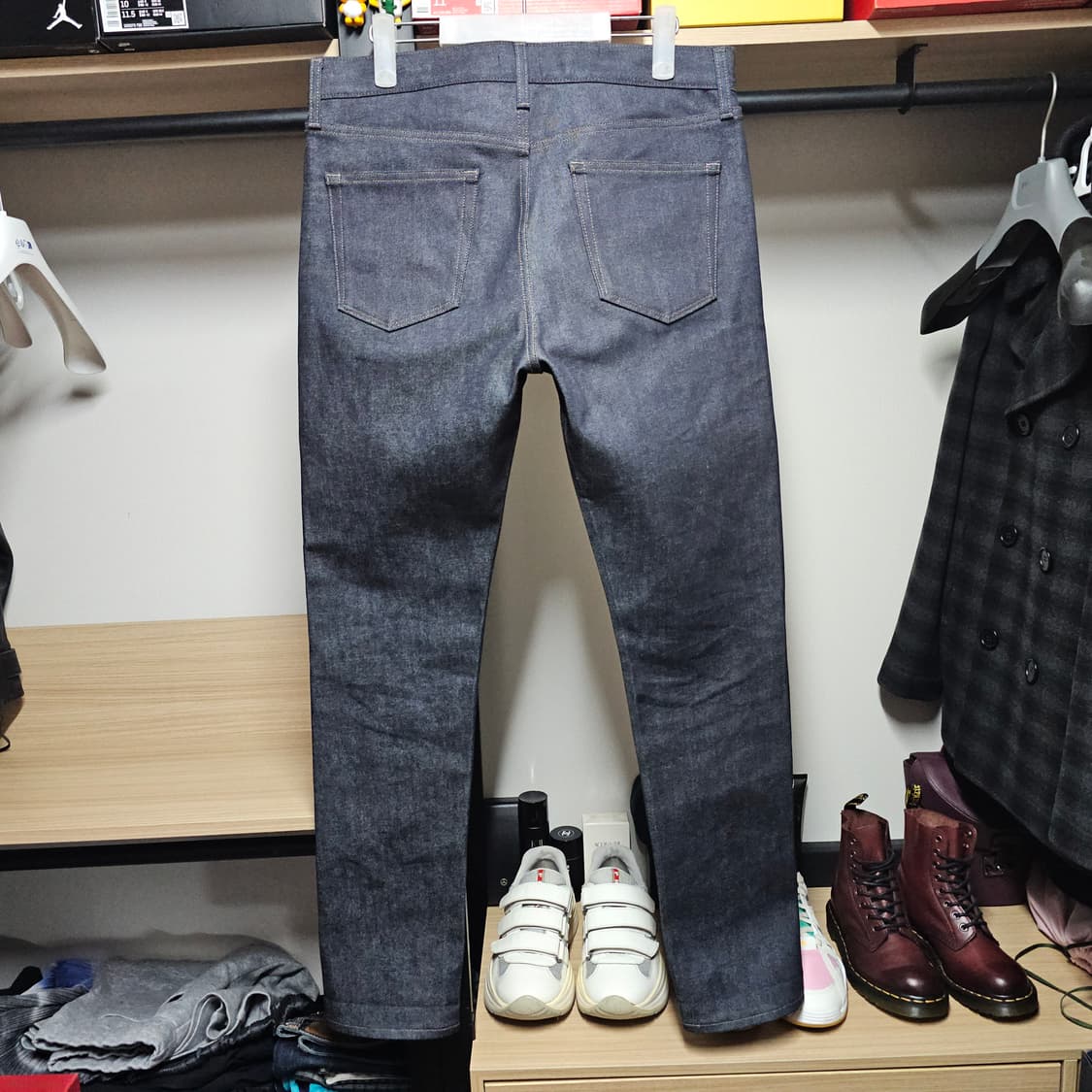 유니클로 스트레치 슬림 남성셀비지 가이하라진 34 상품이미지2