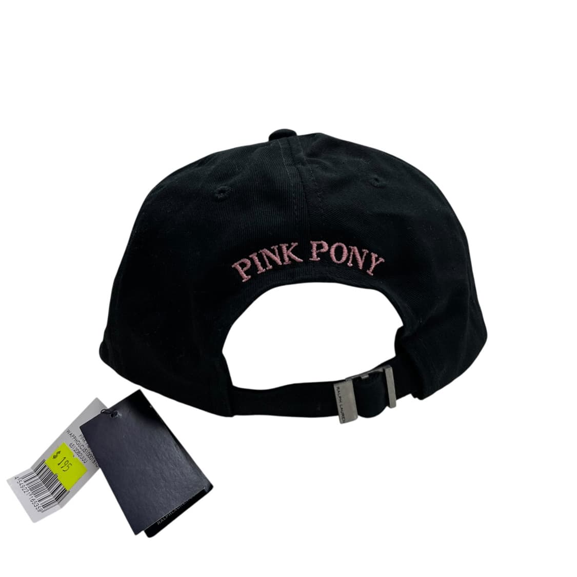 폴로 랄프로렌 딸기우유맛 미들포니 블랙 볼캡 ( 새상품 ) 상품이미지6