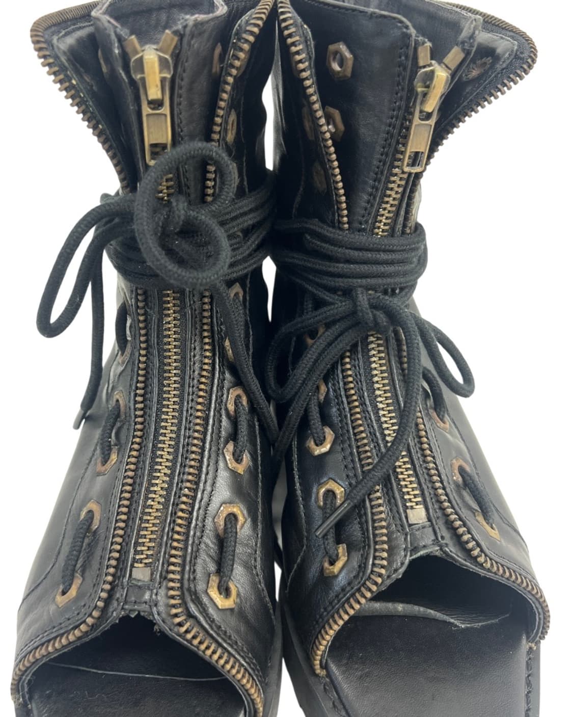 알렉산더 왕 머트 레이스 지퍼 부츠 상품이미지2