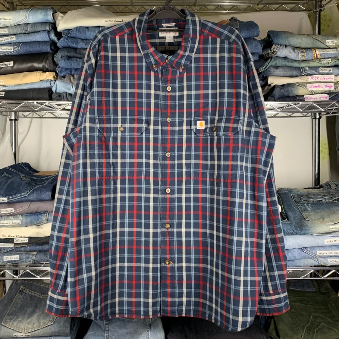 [XL] 칼하트 타탄체크 워크셔츠 상품이미지2