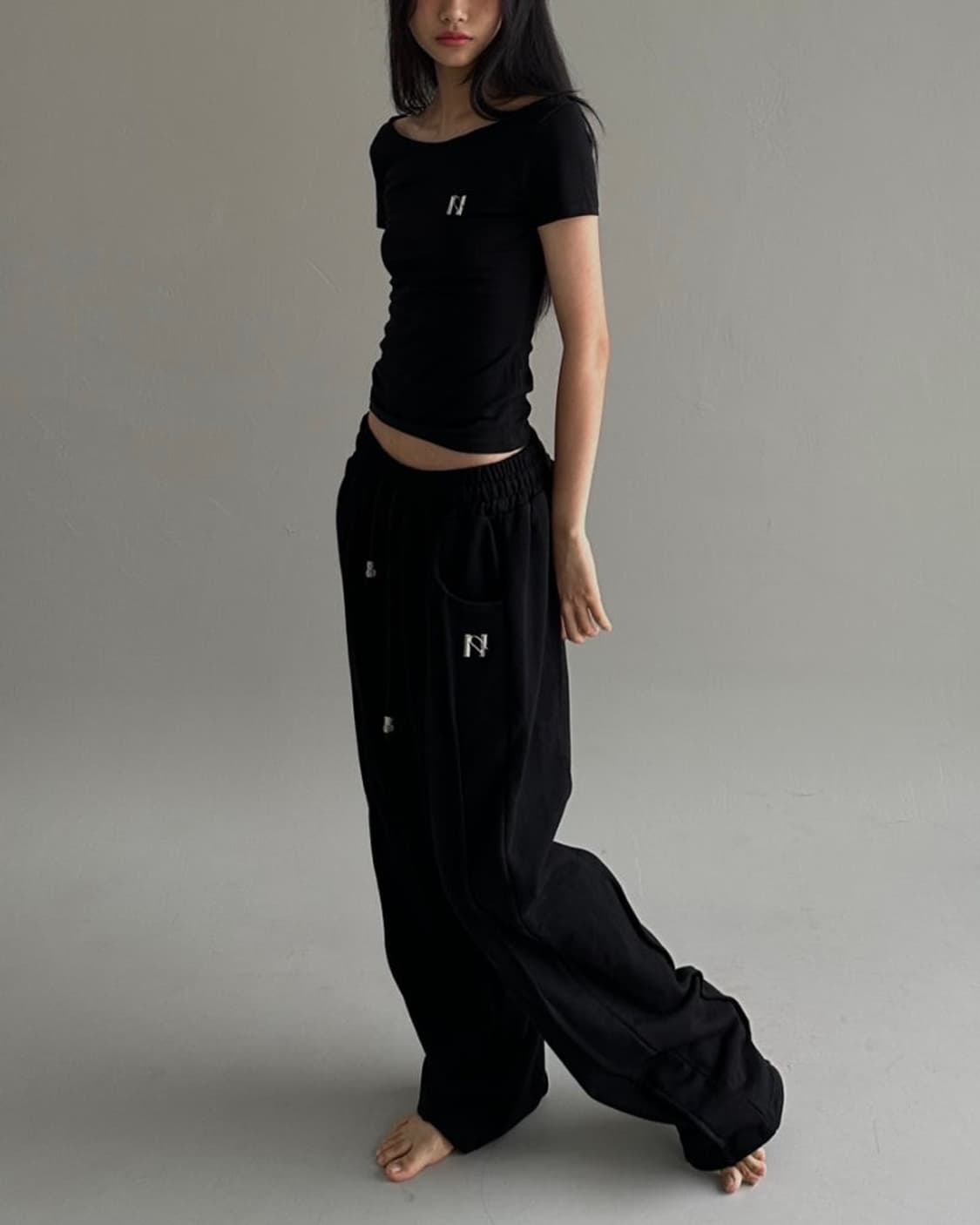 뉴얼린 반팔 보트넥 상품이미지1