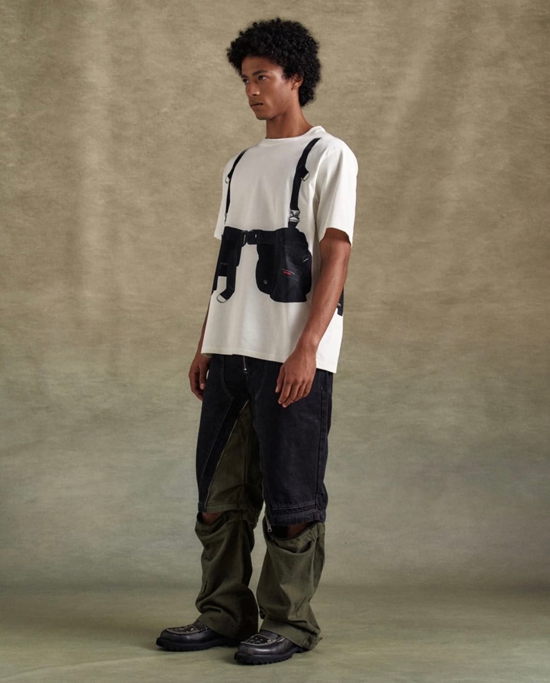 앤더슨벨 초회판 유틸리티 베스트 트롱프뢰유 티셔츠 L 상품이미지2