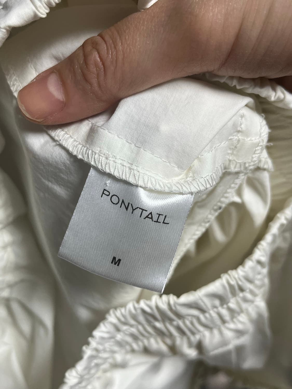 포니테일 프릴 스커트 상품이미지3