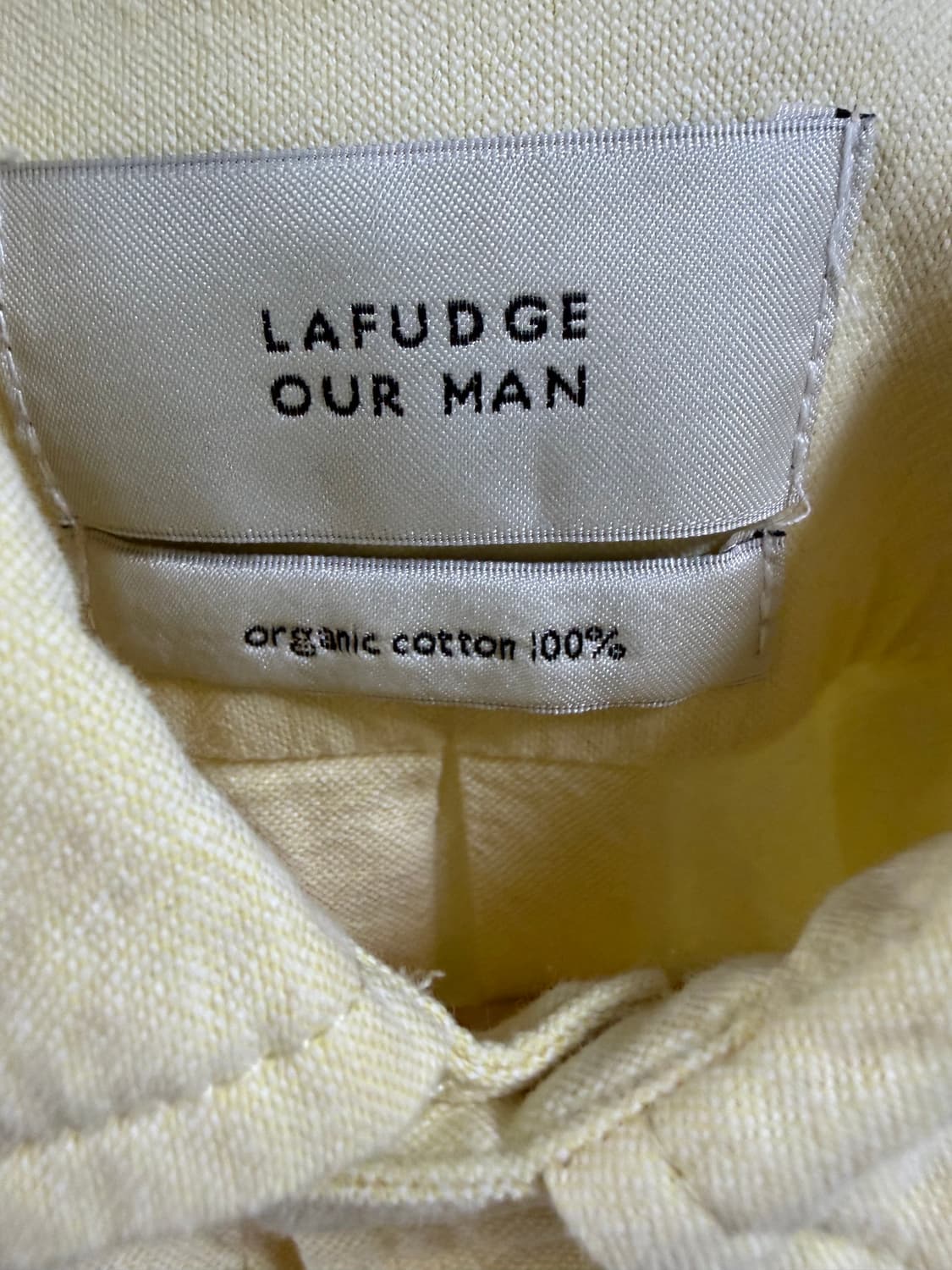 라퍼지스토어 옥스퍼드 반팔 셔츠 옐로우 상품이미지2