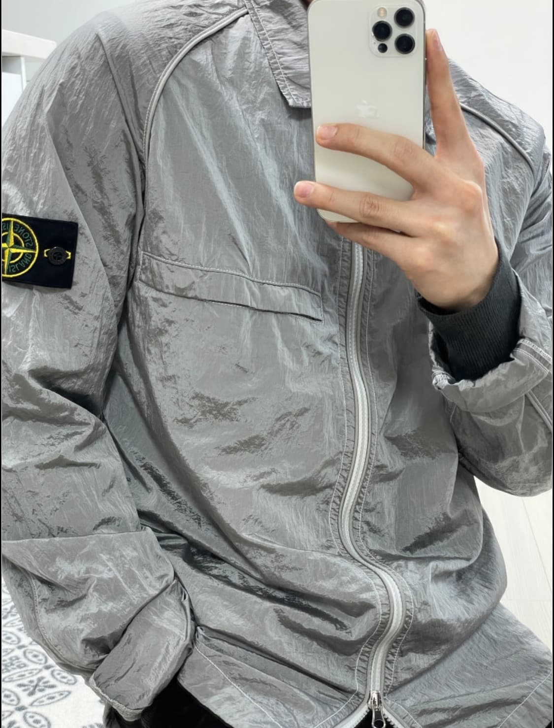 스톤아일랜드 나일론메탈 자켓 22ss XXL(105-110) 상품이미지4