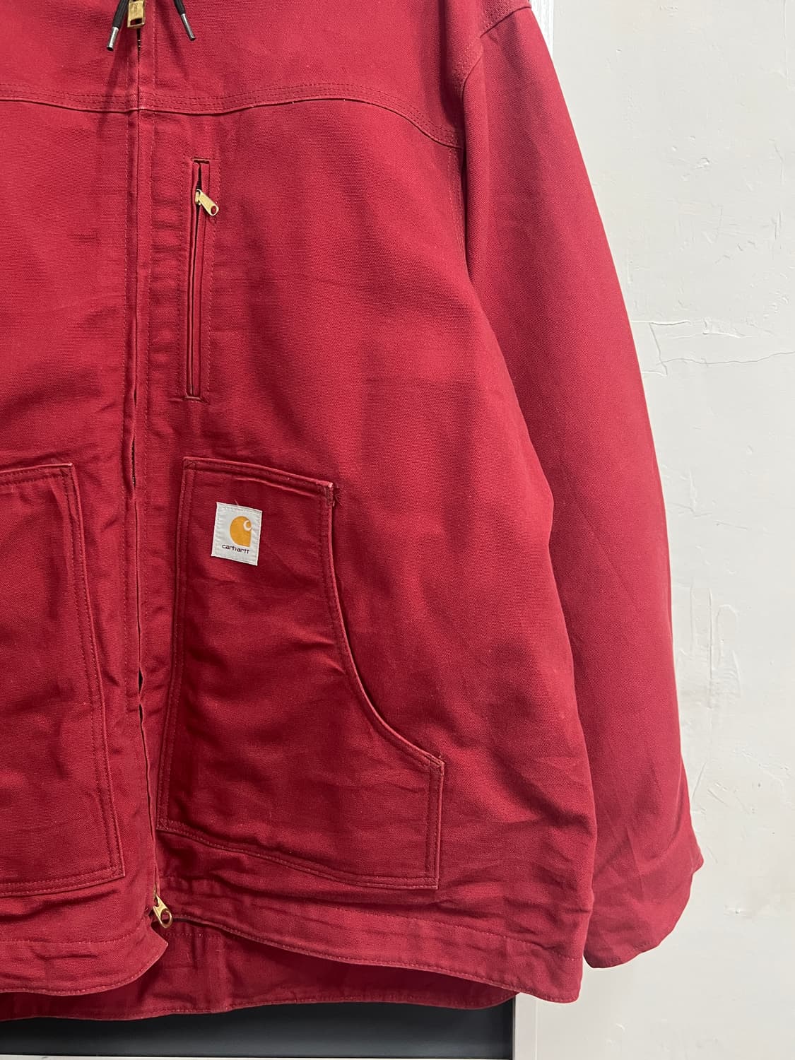 Carhartt 칼하트 C68 DKR 버건디 액티브 자켓 상품이미지2