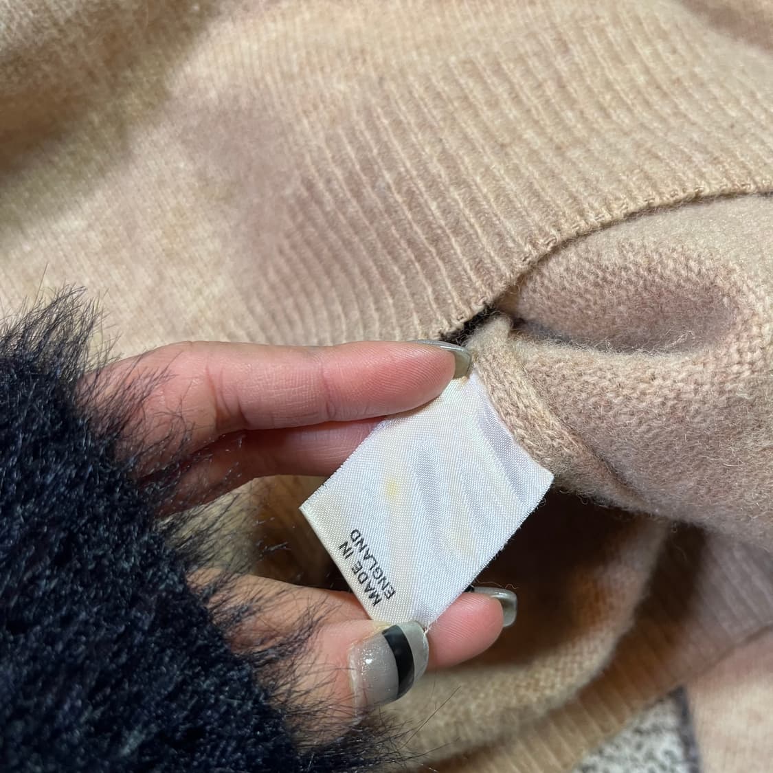 Burberrys 버버리 자수 로고 울 니트 상품이미지4