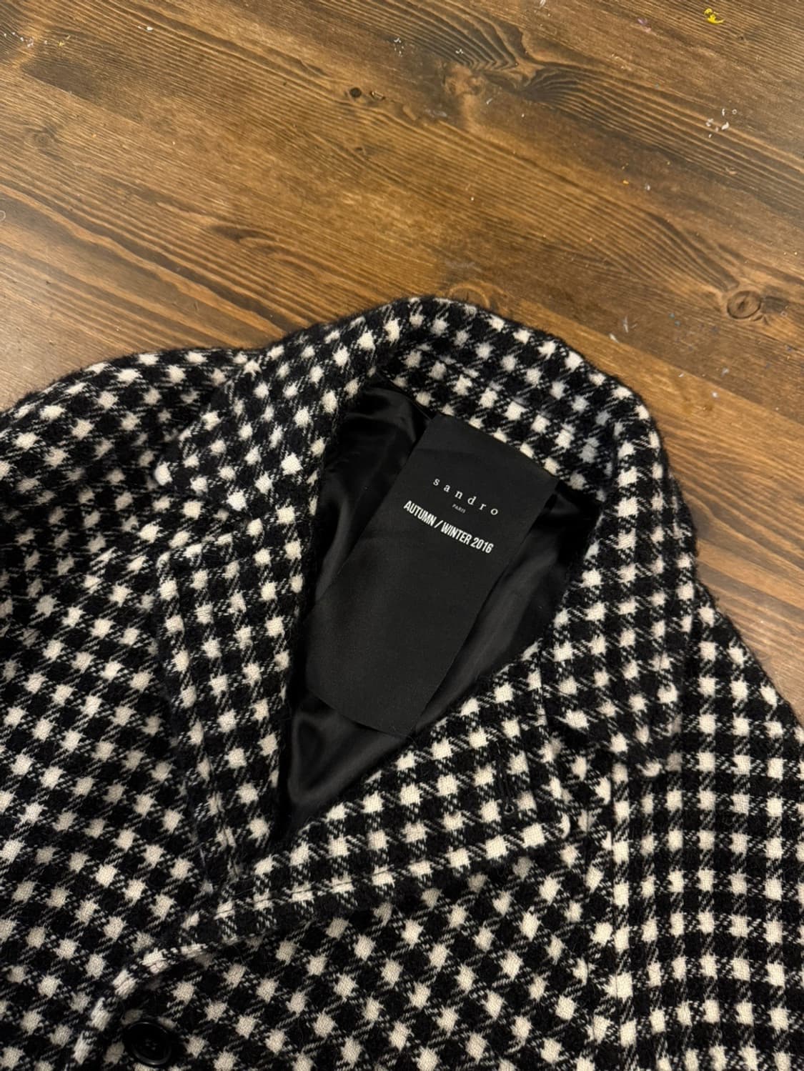 산드로 트위드 코트 100 상품이미지8