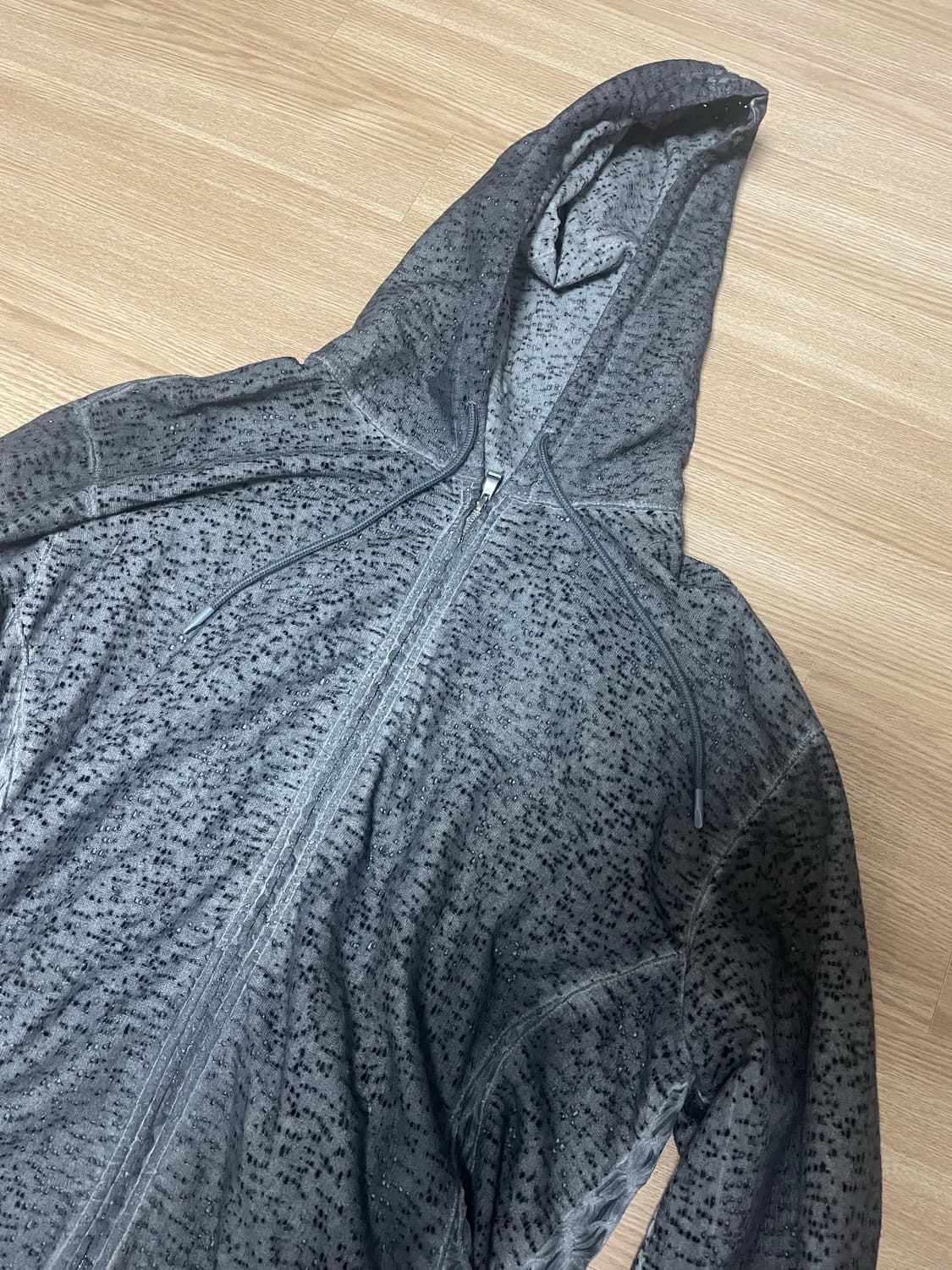 [L] XLIM EP.7 HOODIE ZIP UP BLACK 상품이미지1
