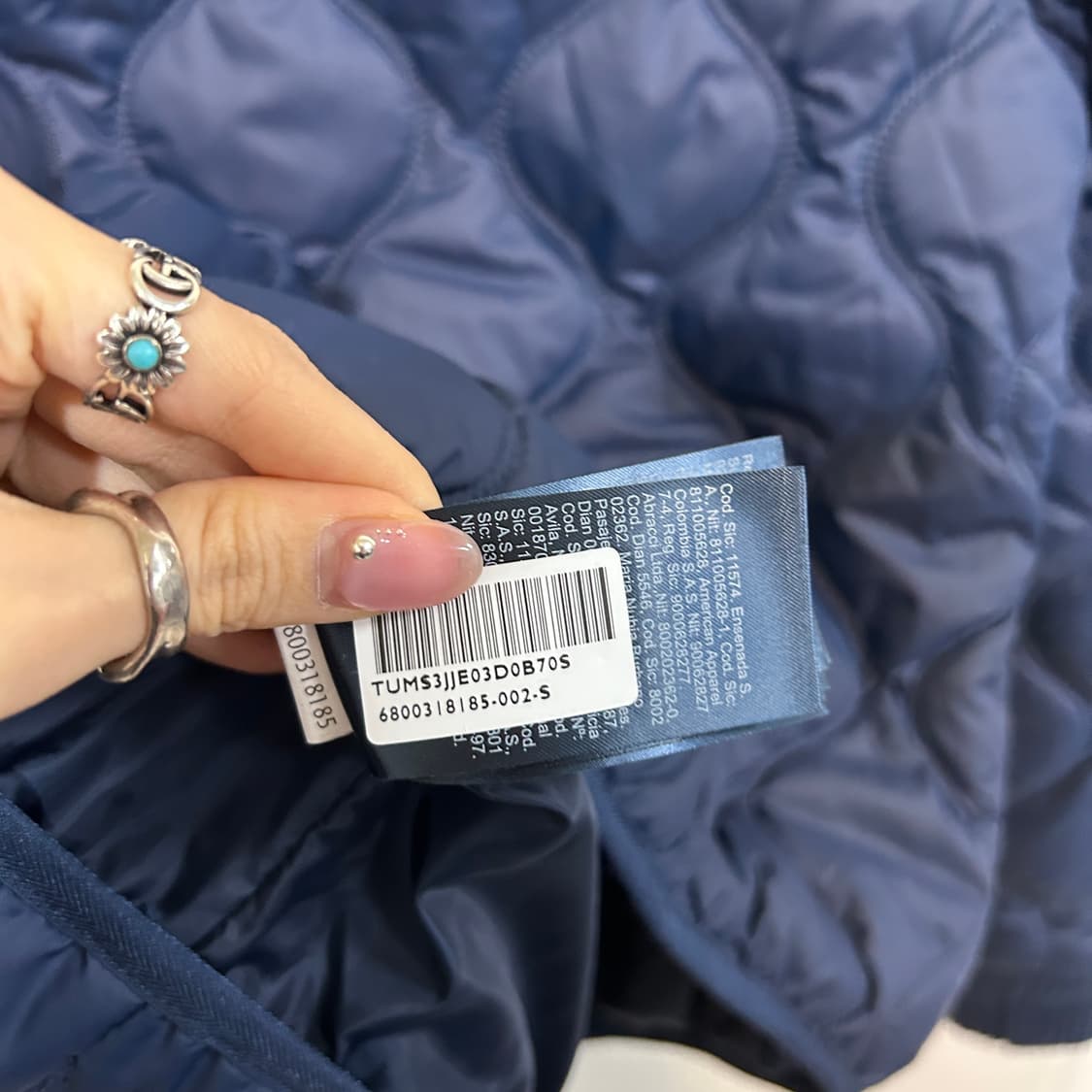 타미힐피거 여성 퀄팅 점퍼 S 상태최상 상품이미지5