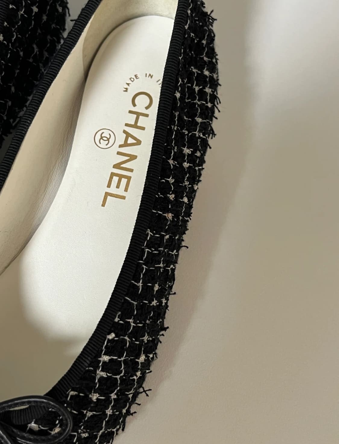 샤넬 트위드 발레리나 플랫슈즈 36.5(235) 상품이미지2