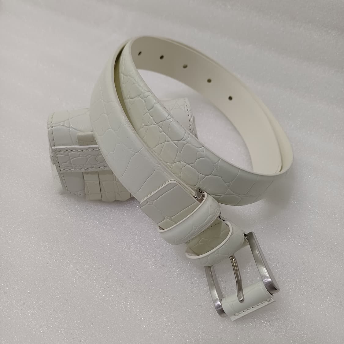 아디다스 골프 여성 가죽 벨트 S ~ M + 볼케이스 흰색 사랑봉봉 상품이미지7