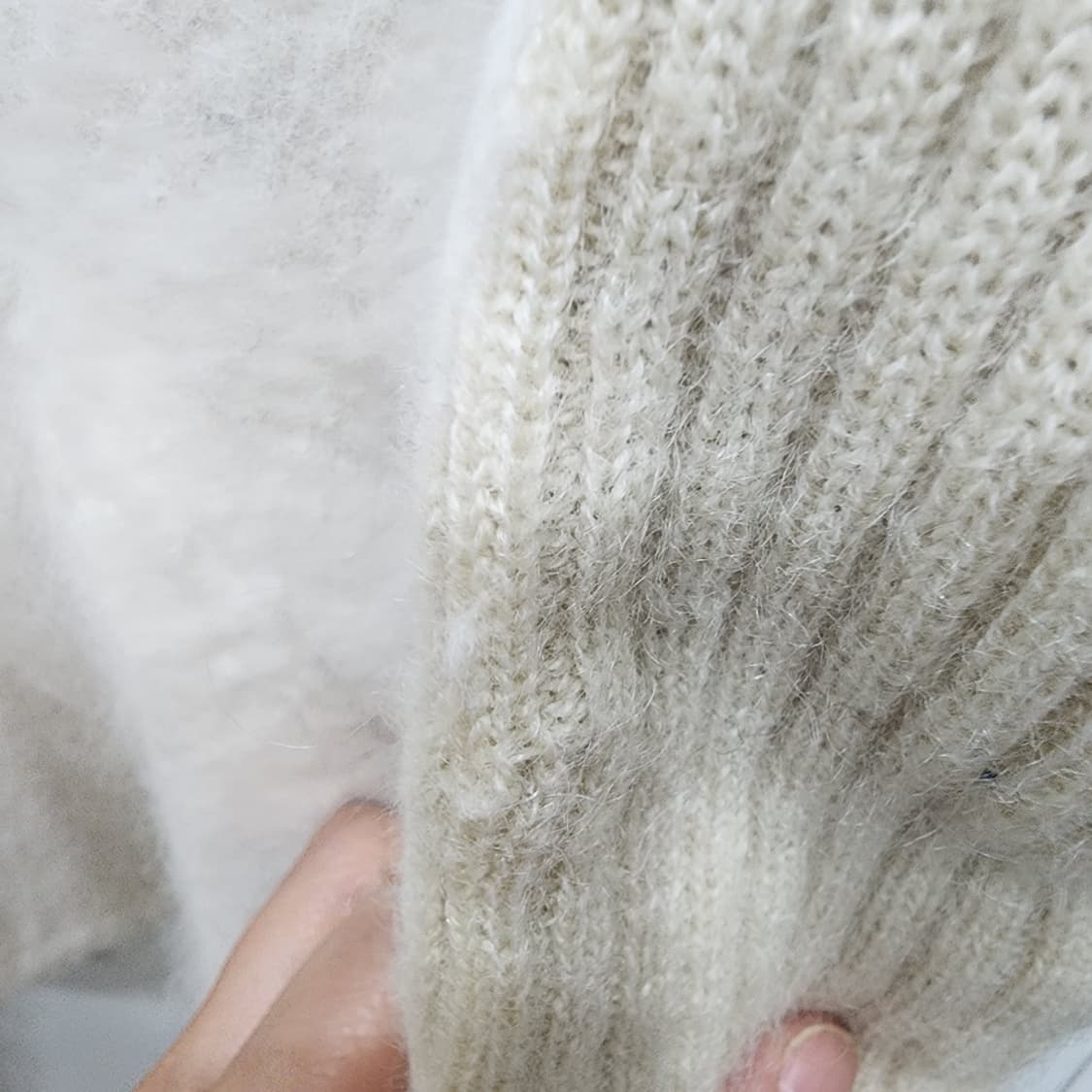 릭오웬스 앙고라 니트집업 이태리42 상품이미지9