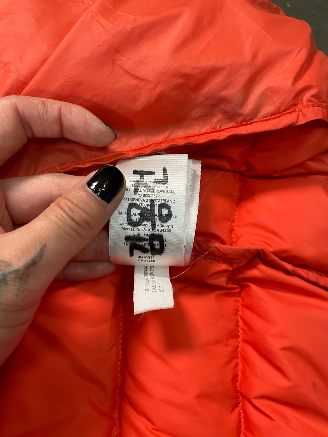 폴로 카모 패딩 베스트 상품이미지7