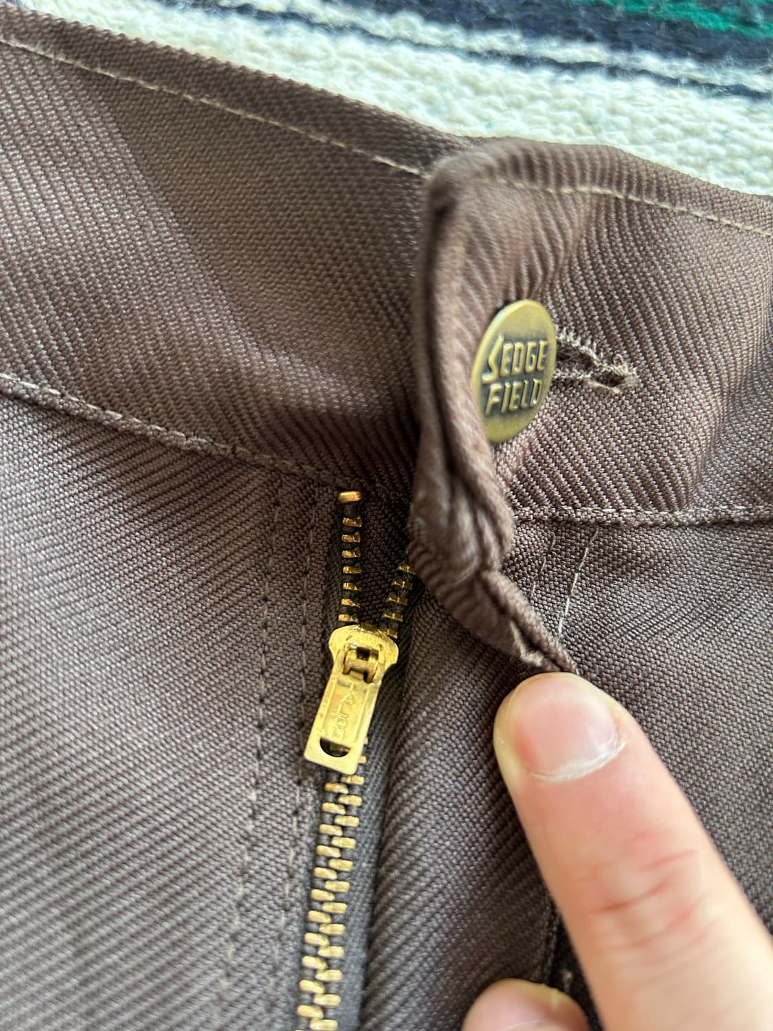 70‘s Sedge field 플레어팬츠 34in 상품이미지3