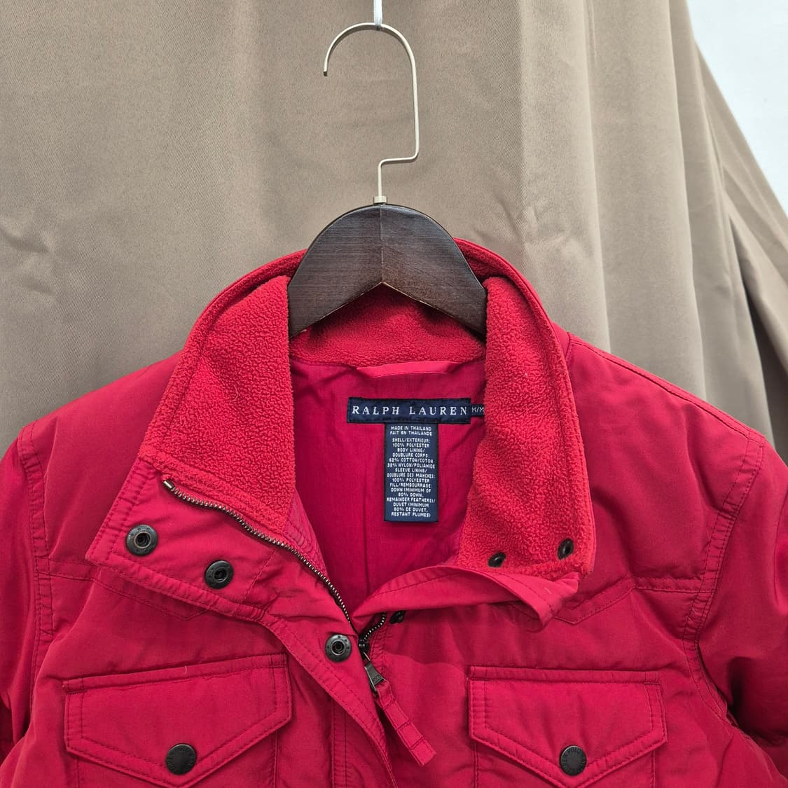 랄프로렌 웨스턴 투포켓 다운 패딩 M 상품이미지2
