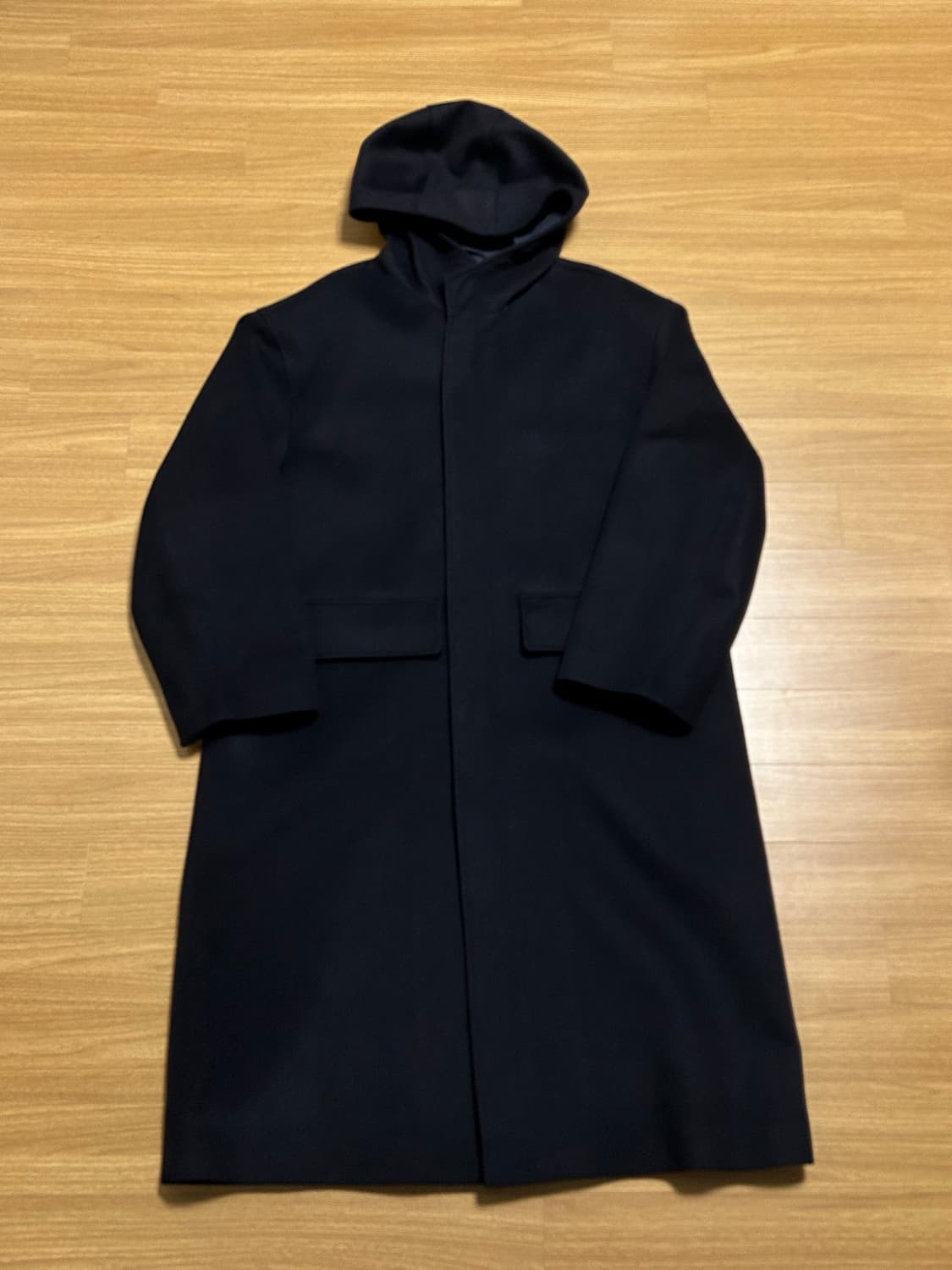 current 커렌트 캐시미어 후드 코트 네이비 L 상품이미지1