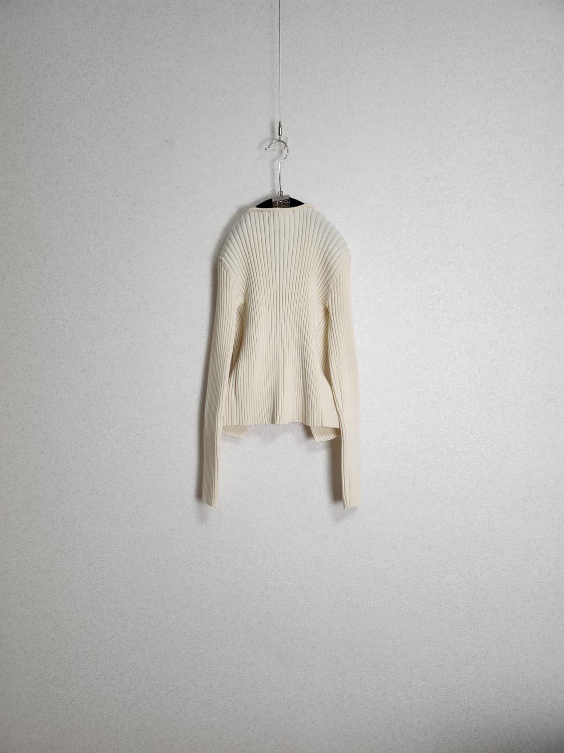 Neev 니브 컷아웃 리브드 원버튼 가디건55 66 상품이미지7