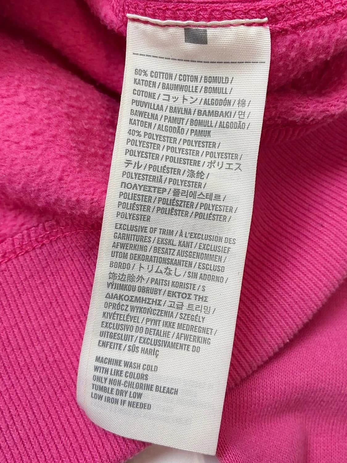 아베크롬비 00s Y2K 핑크 자수 레터링 후드 집업 PN5287 상품이미지9