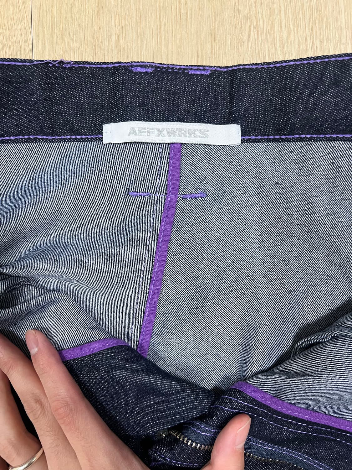 [S] AFFXWRKS 인디고 데님팬츠 상품이미지4