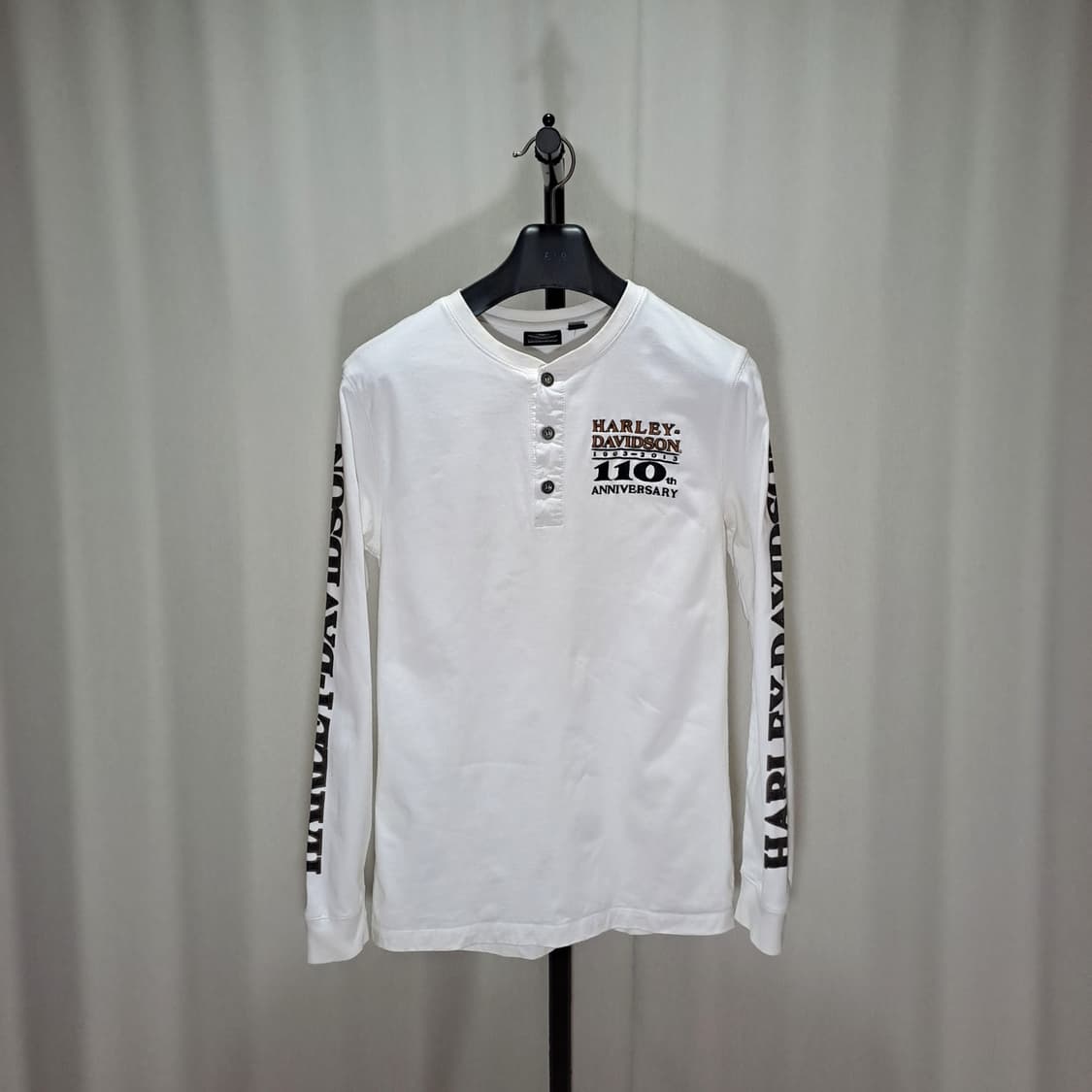 (택포) 할리데이비슨 110주년 헨리넥 롱슬리브 B544 상품이미지1