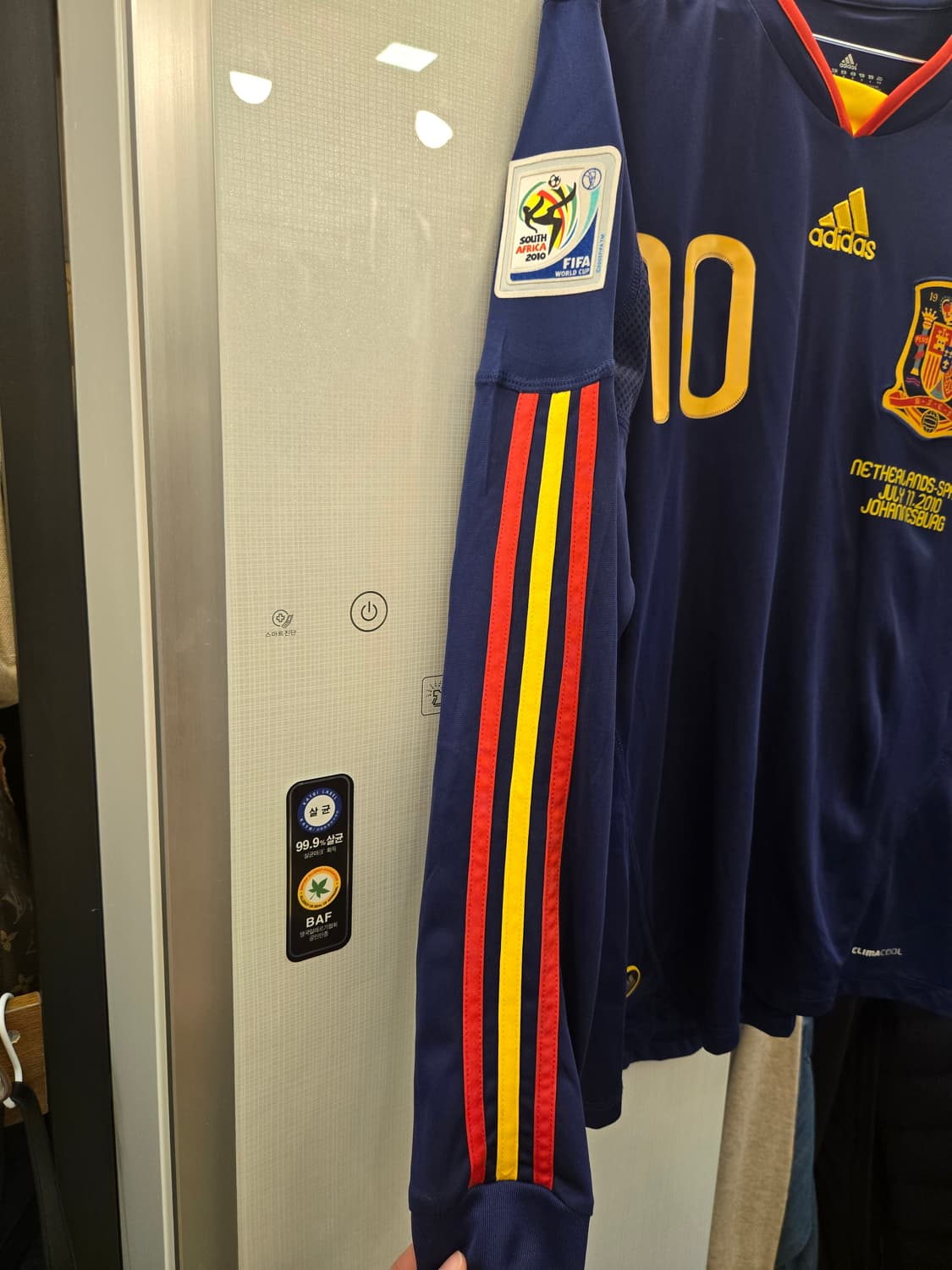 [쿨거환영]2010 월드컵 우승국 스페인 결승전 어웨이유니폼 상품이미지5