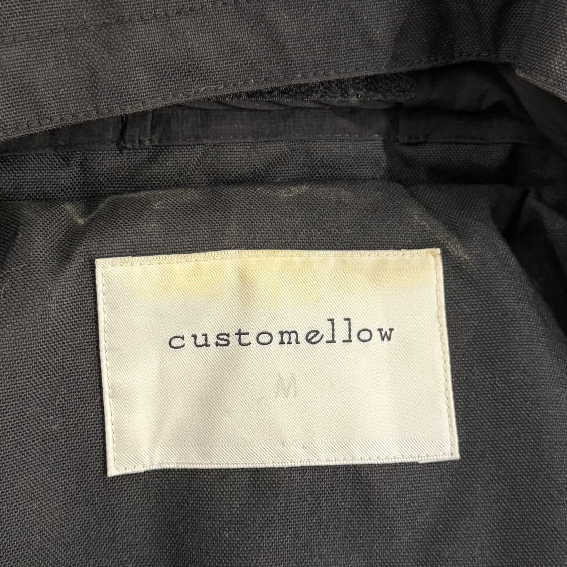 [M] 커스텀멜로우 오버핏 블랙 쉘 자켓 상품이미지7