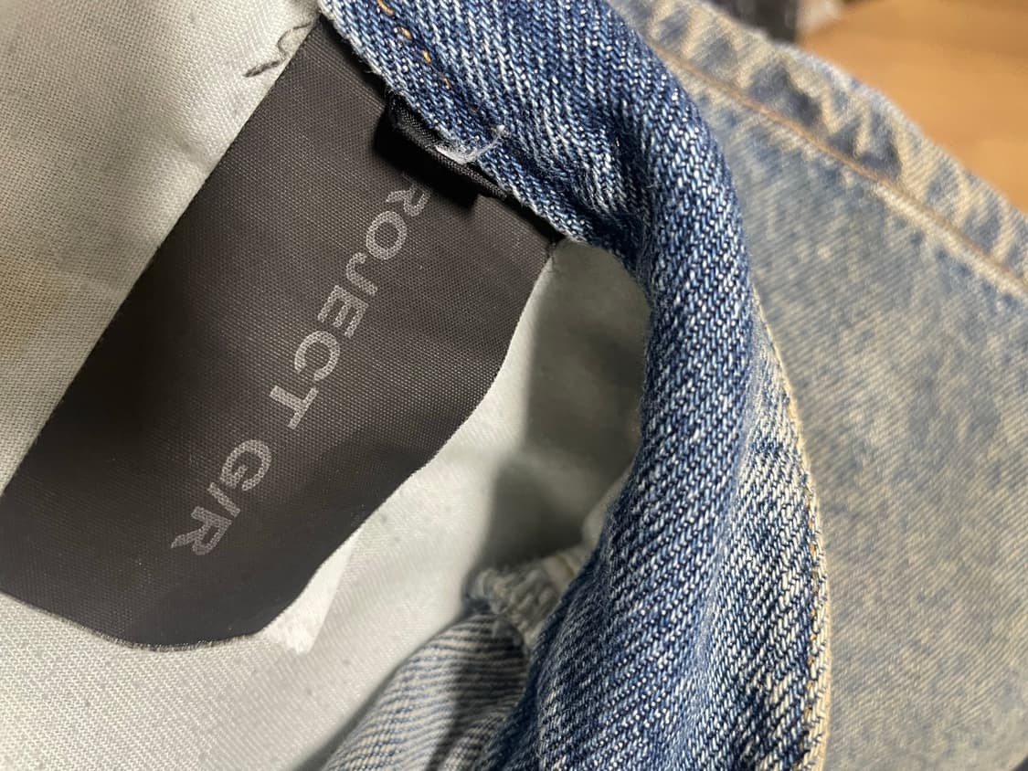 프로젝트gr 코티드 백워드 데님 팬츠 블루 (2)/ 현 프로토콜 인덱스 상품이미지2