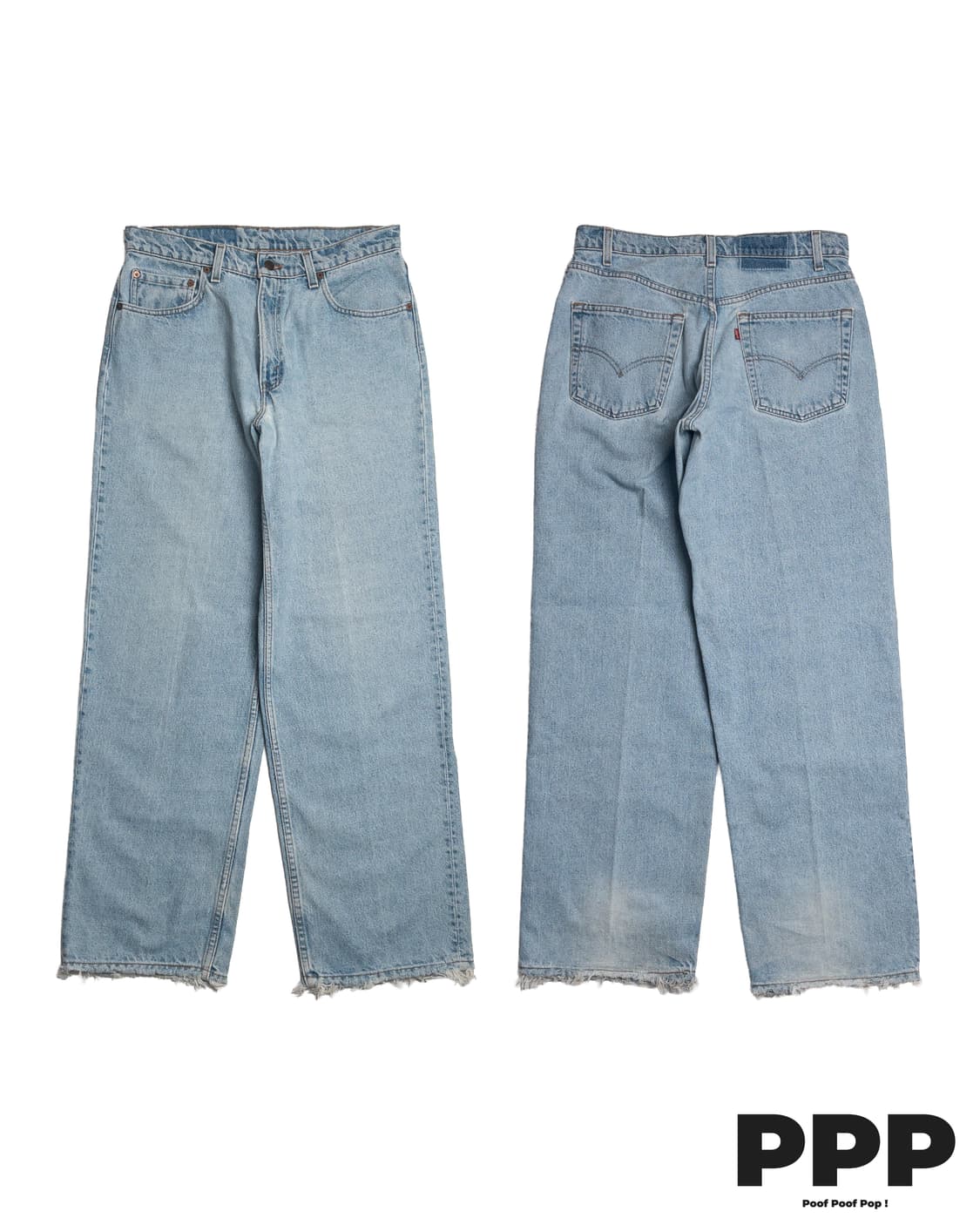 90’s 미제 리바이스 567 루즈 핏 엑스트라 와이드 레그 32x32 상품이미지4