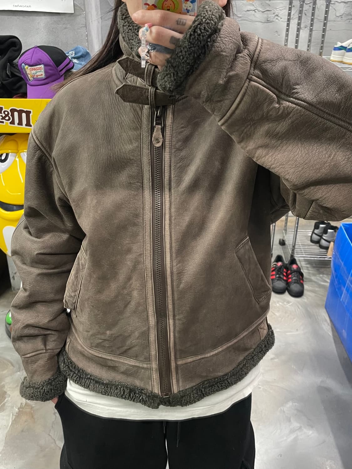 빈티지 B3 무스탕 상품이미지9