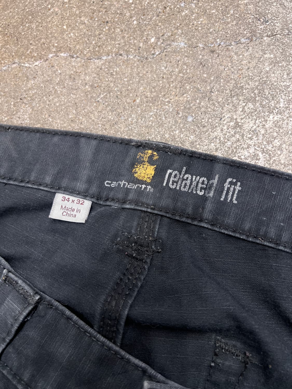 칼하트 더블니 택티컬 카고 팬츠 블랙  상품이미지9