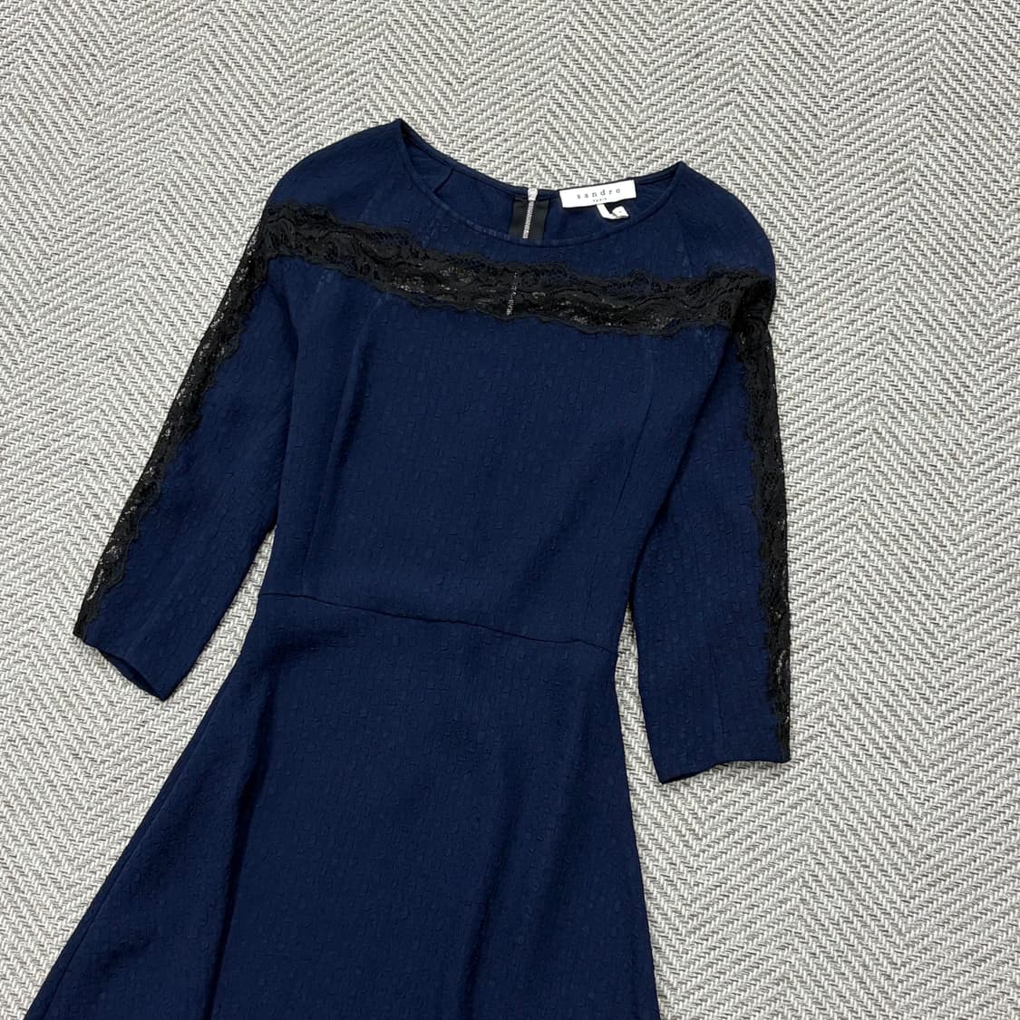 산드로 레이스 디테일 원피스 v1439  상품이미지3