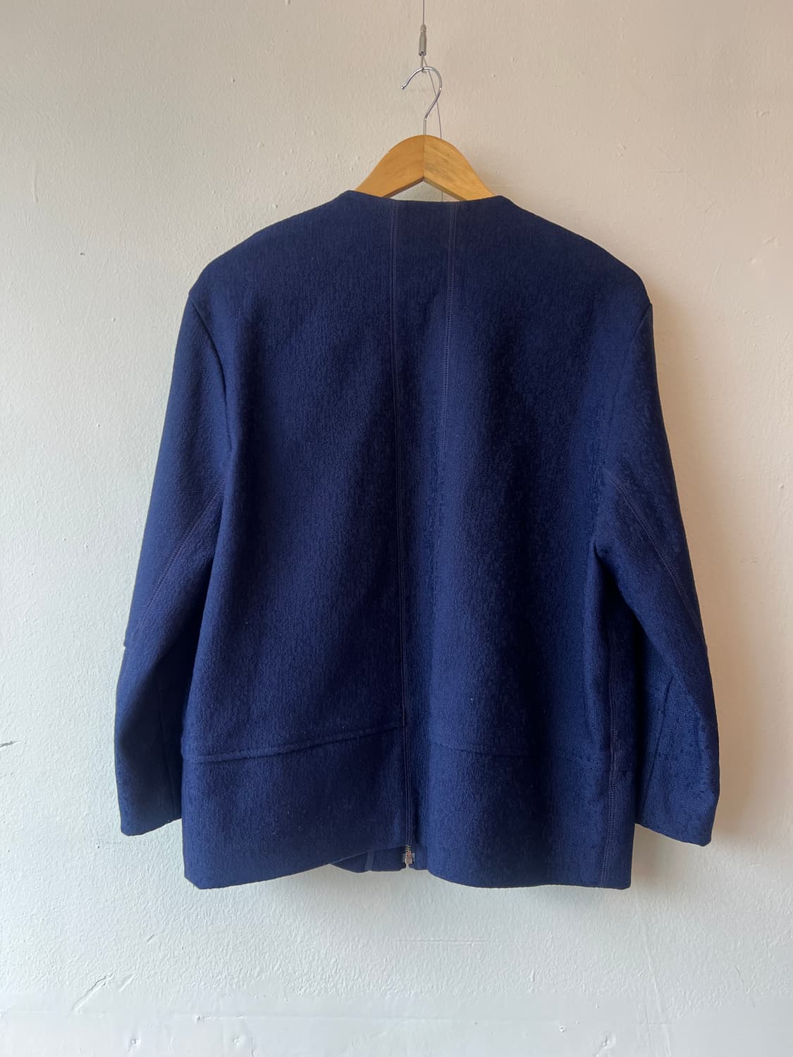 시슬리 여성 네이비 간절기자켓 집업자켓 상품이미지3