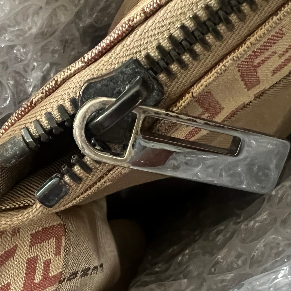 정품 펜디 주키노 베이지핑크 토트백 상품이미지5