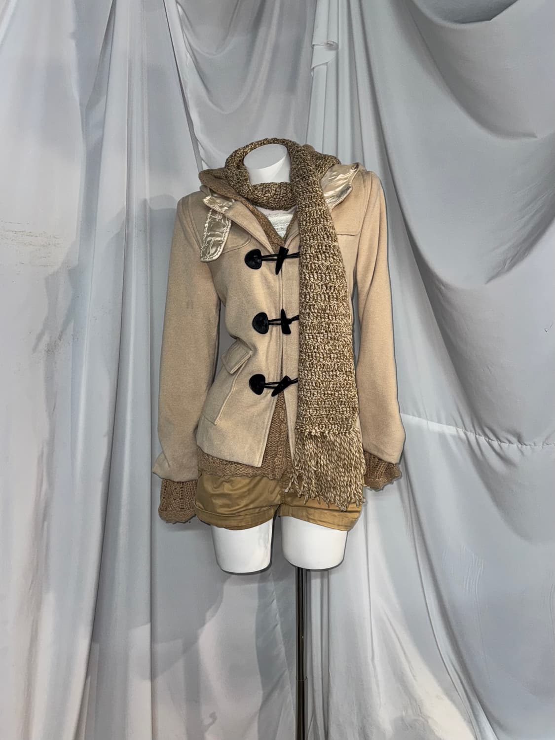 베이지브라운 오네갸루 라떼갸루 너에게닿기를 아야네깔 코디세트  상품이미지6