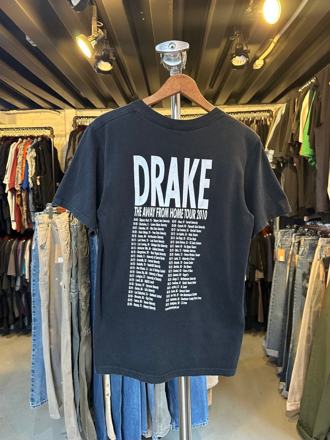 드레이크 Drake 래퍼 투어 2010 프린팅 티셔츠 상품이미지2