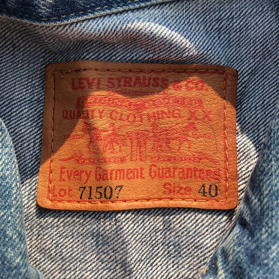 [L] 리바이스 71507 2세대 데님 자켓 상품이미지6