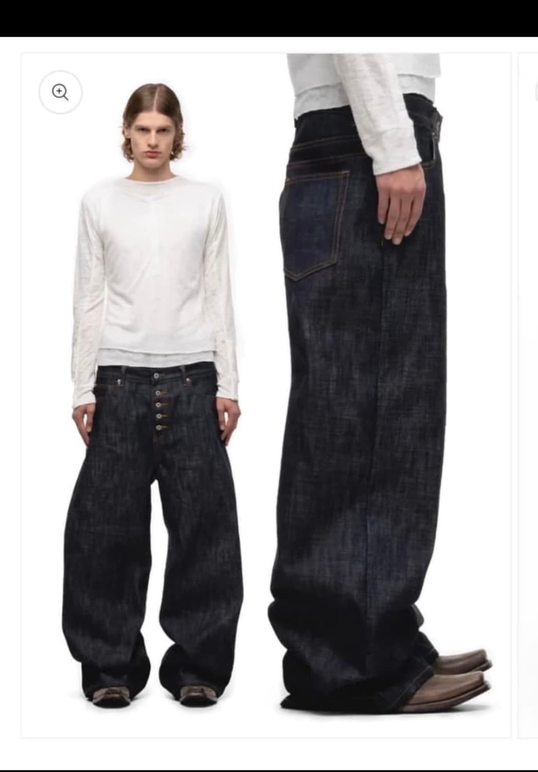 (M) No faith studios raw denim blue 상품이미지1