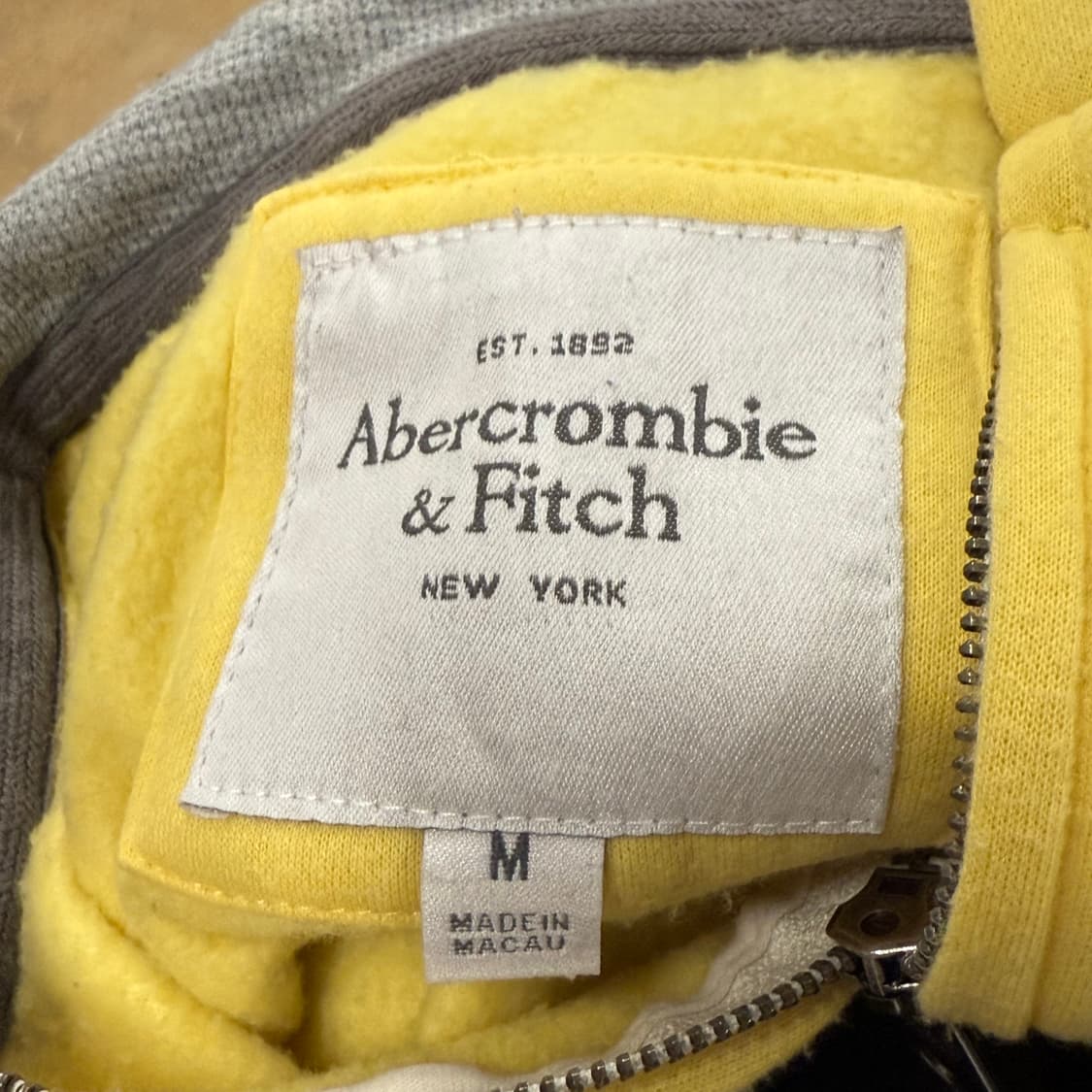 아베크롬비 옐로우 후드집업 상품이미지6