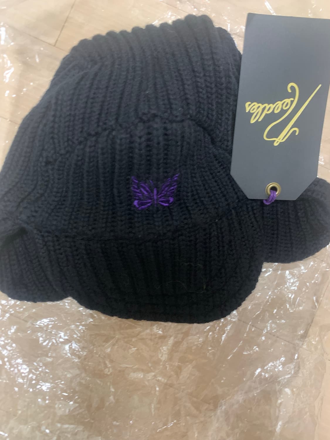 니들스 메리노 울 버드 슈팅 캡 블랙 상품이미지1