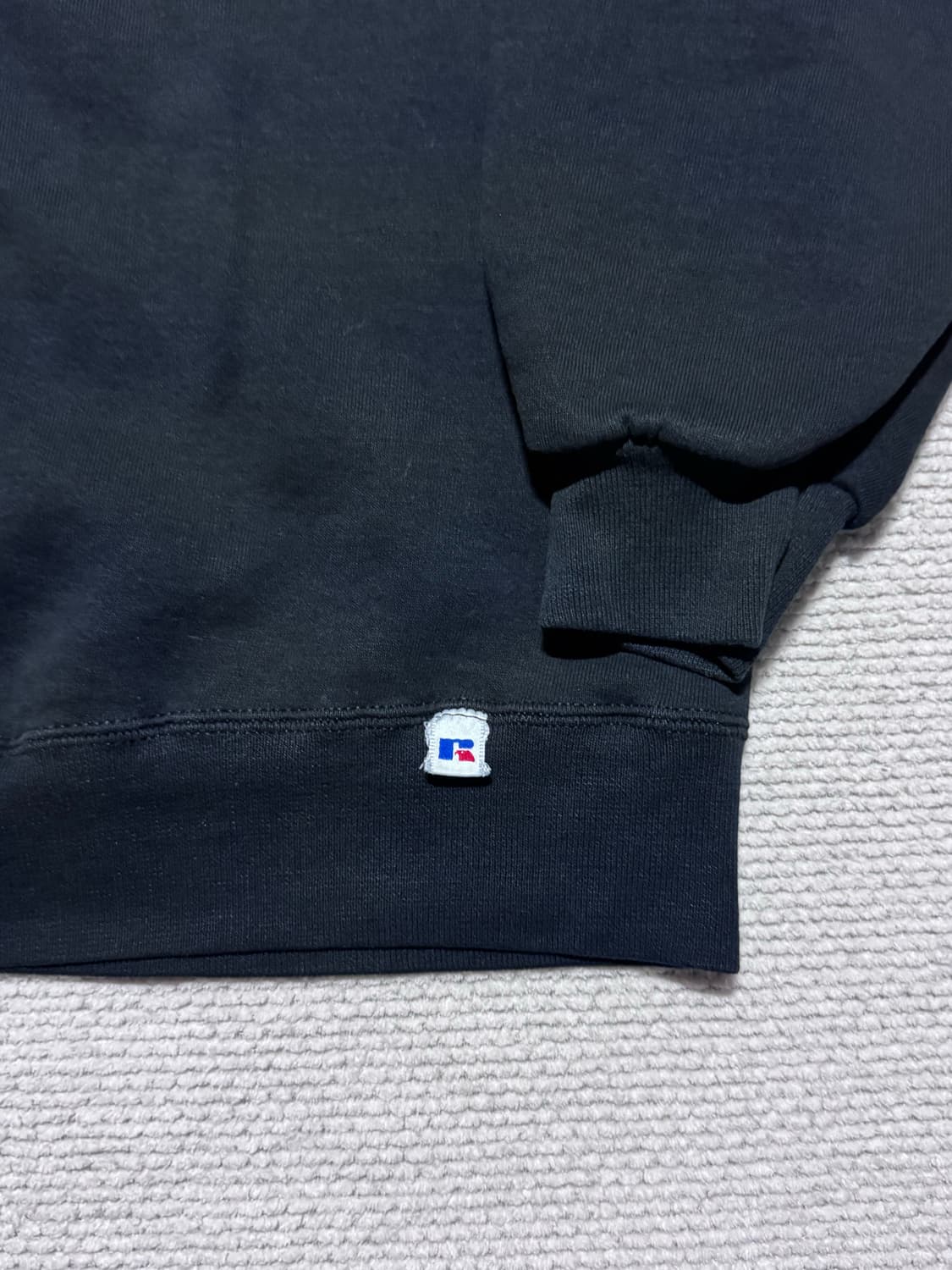 90s USA 러셀 애슬레틱 블랙 스웻셔츠 L 상품이미지3