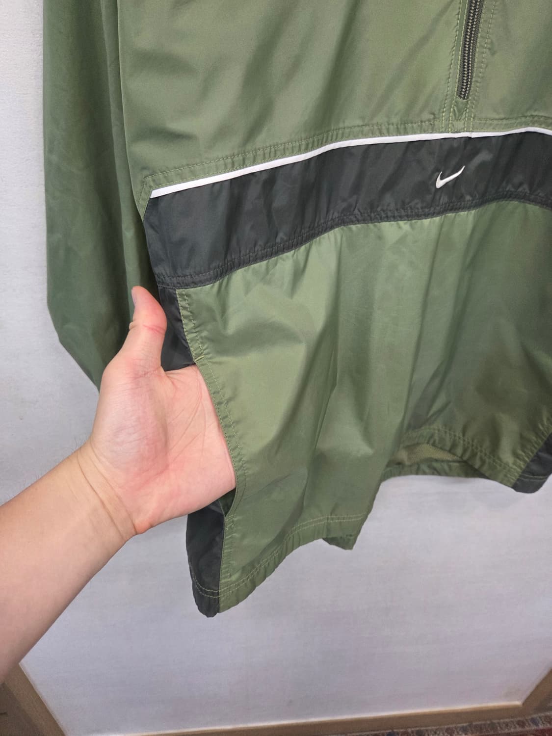 나이키 올드스쿨 빈티지 자수로고 반집업 아노락 자켓 L xl 상품이미지7