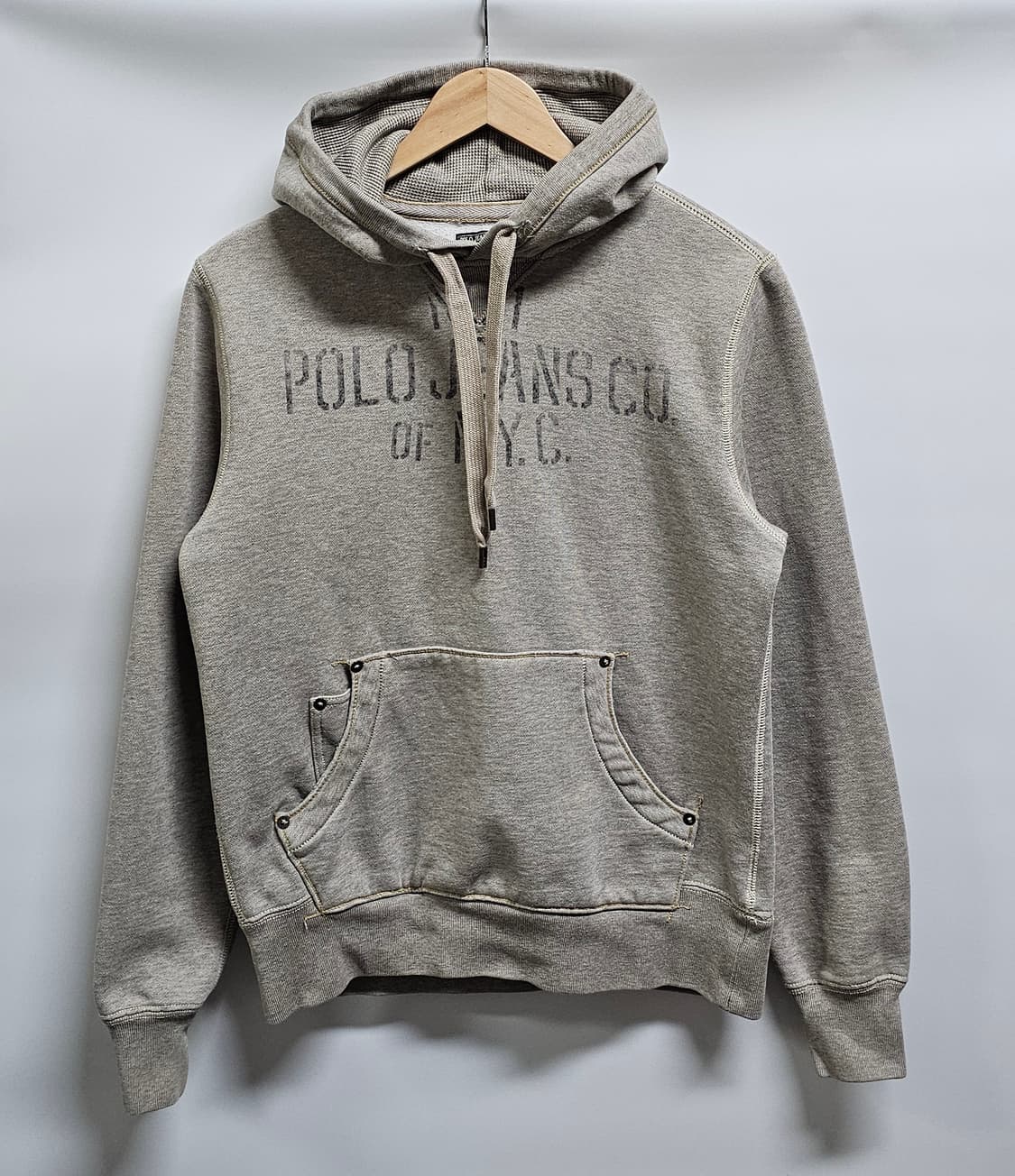 폴로진스 컴퍼니 스텐실로고 후드티 S 상품이미지1