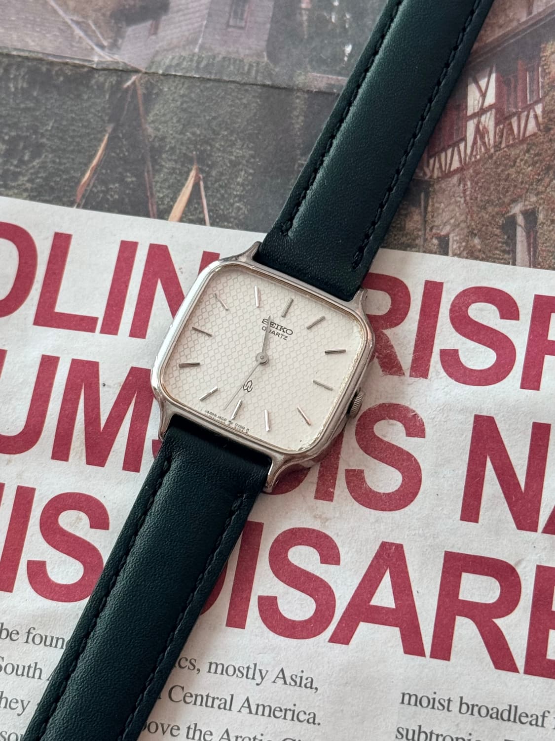 세이코 Seiko 쿼츠 스퀘어 상품이미지1