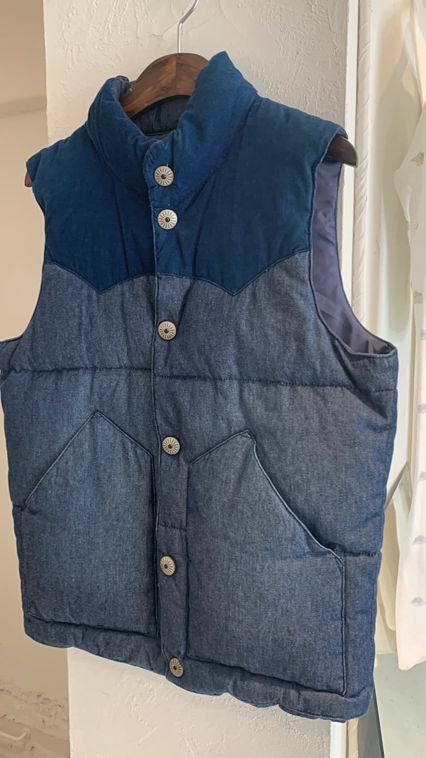 Navy duck vest  상품이미지5