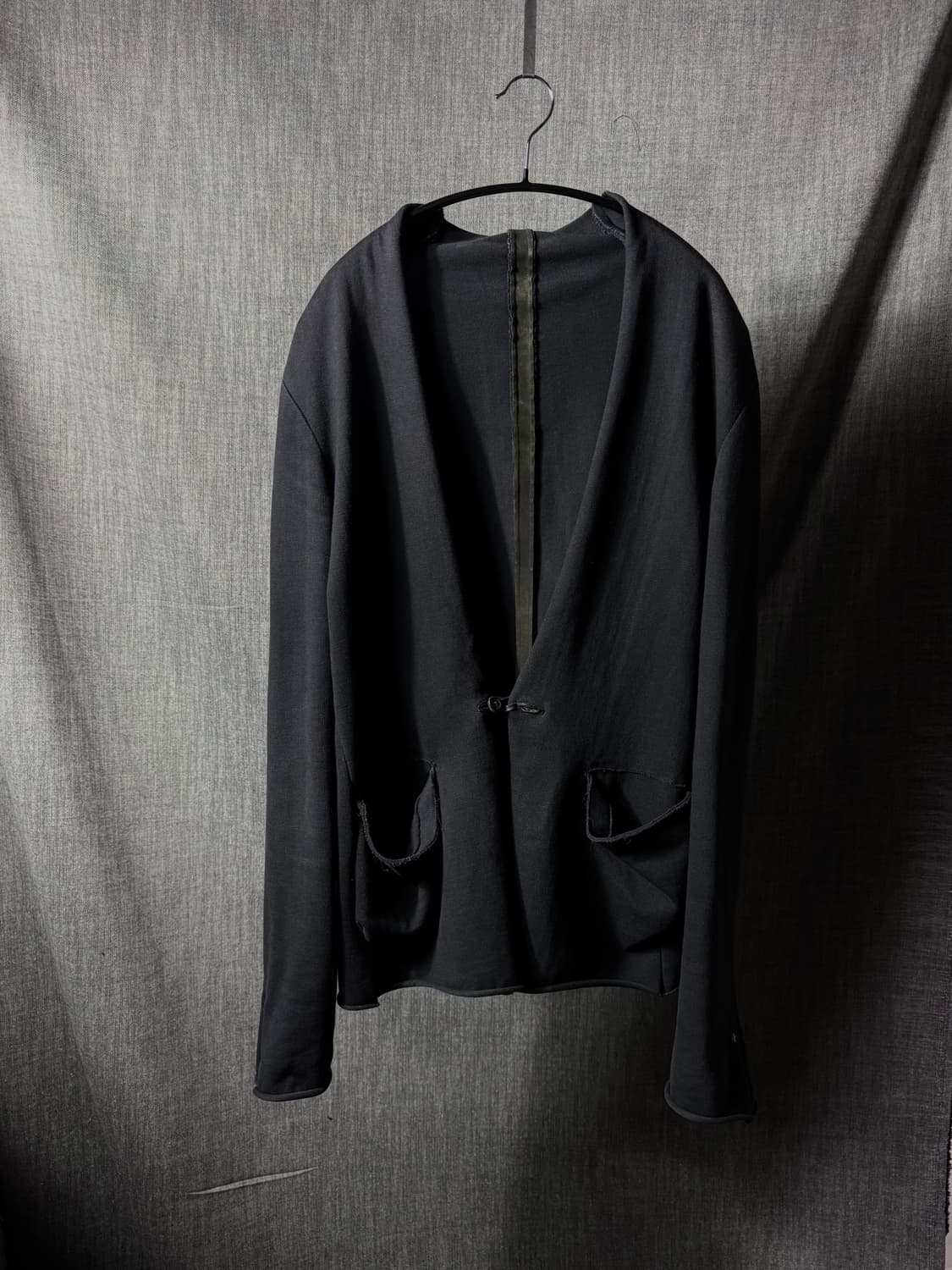 MA+ Leather detail cardigan 상품이미지1