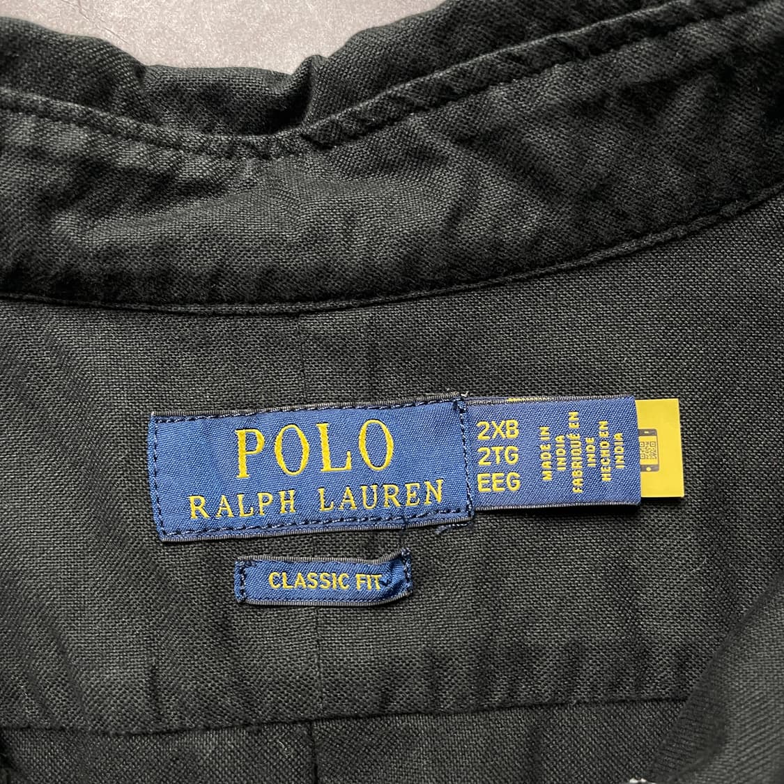 RALPH LAUREN 랄프로렌 빈티지 블랙 코튼셔츠 상품이미지9