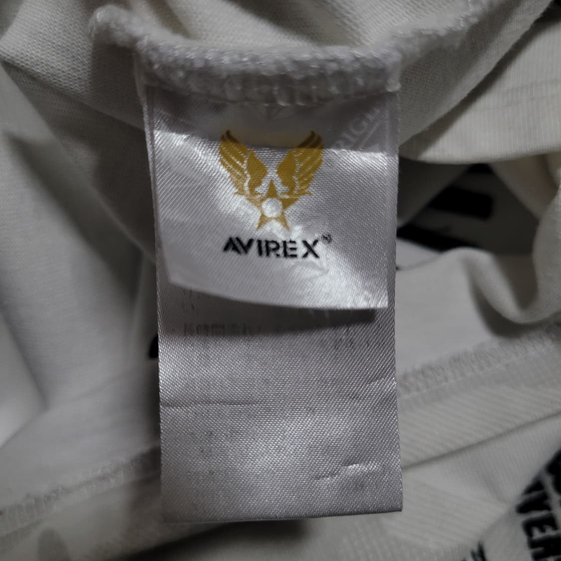 AVIREX 아비렉스 화이트카모 자수 레터링 셔츠 상품이미지6