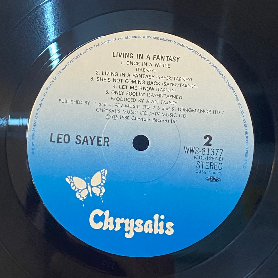 (LP) Leo Sayer - Living In A Fantasy 상품이미지5