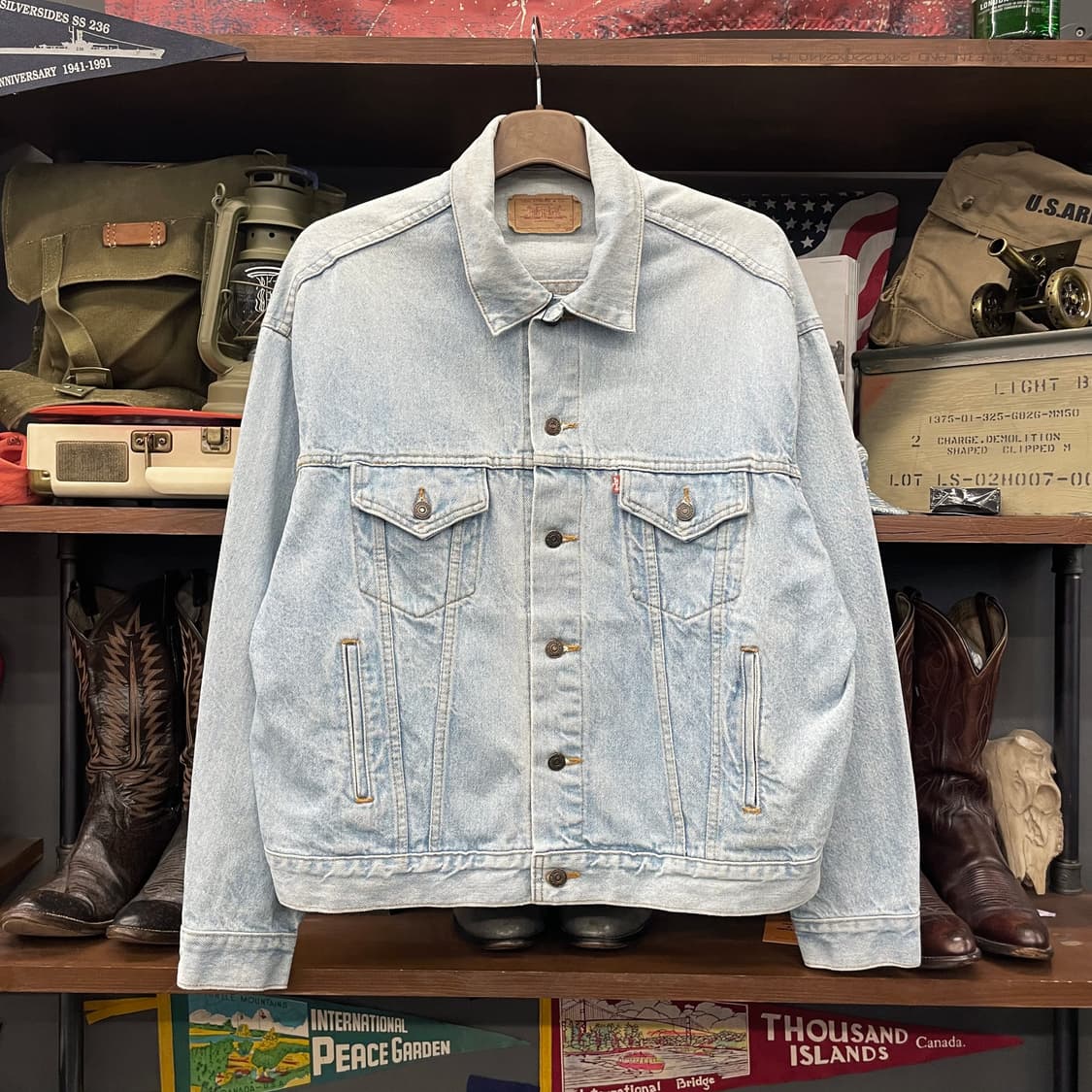 90s 리바이스 70507 made in USA 타입3 데님 자켓 상품이미지1